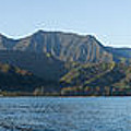 Sunrise panorama in Hanalei Bay Kauai