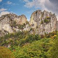 Seneca Rocks in West Virginia