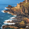 Long duration image of the ruins at Botallack tin mine